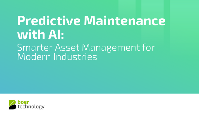 Predictive Maintenance with AI: Smarter Asset Management for Modern Industries